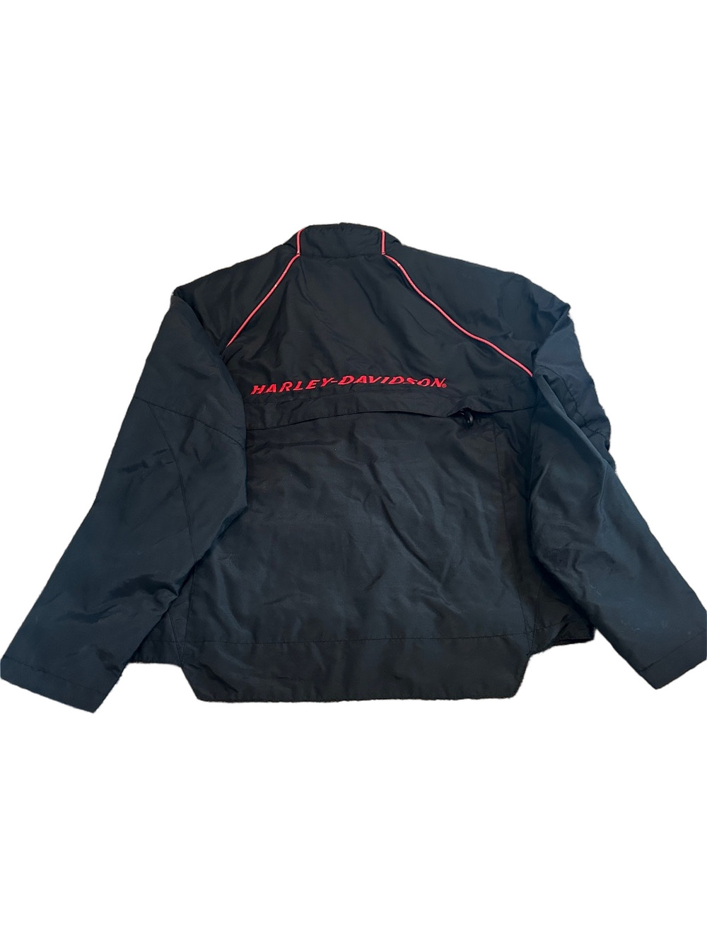 Harley-Davidson Black Jacket Red Piping Medium